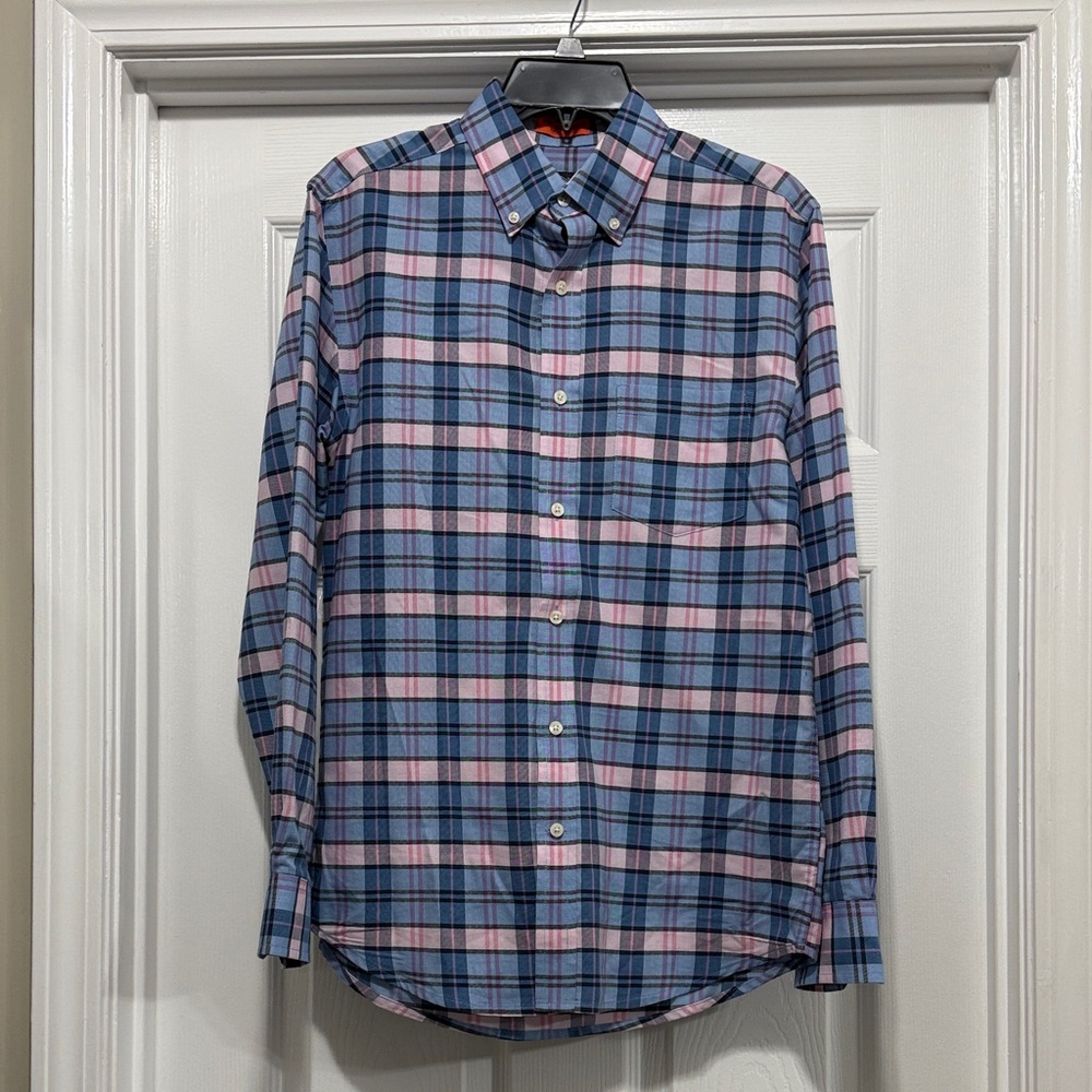 St. John's Bay Multicolor Plaid Button Down Shirt - Size Small